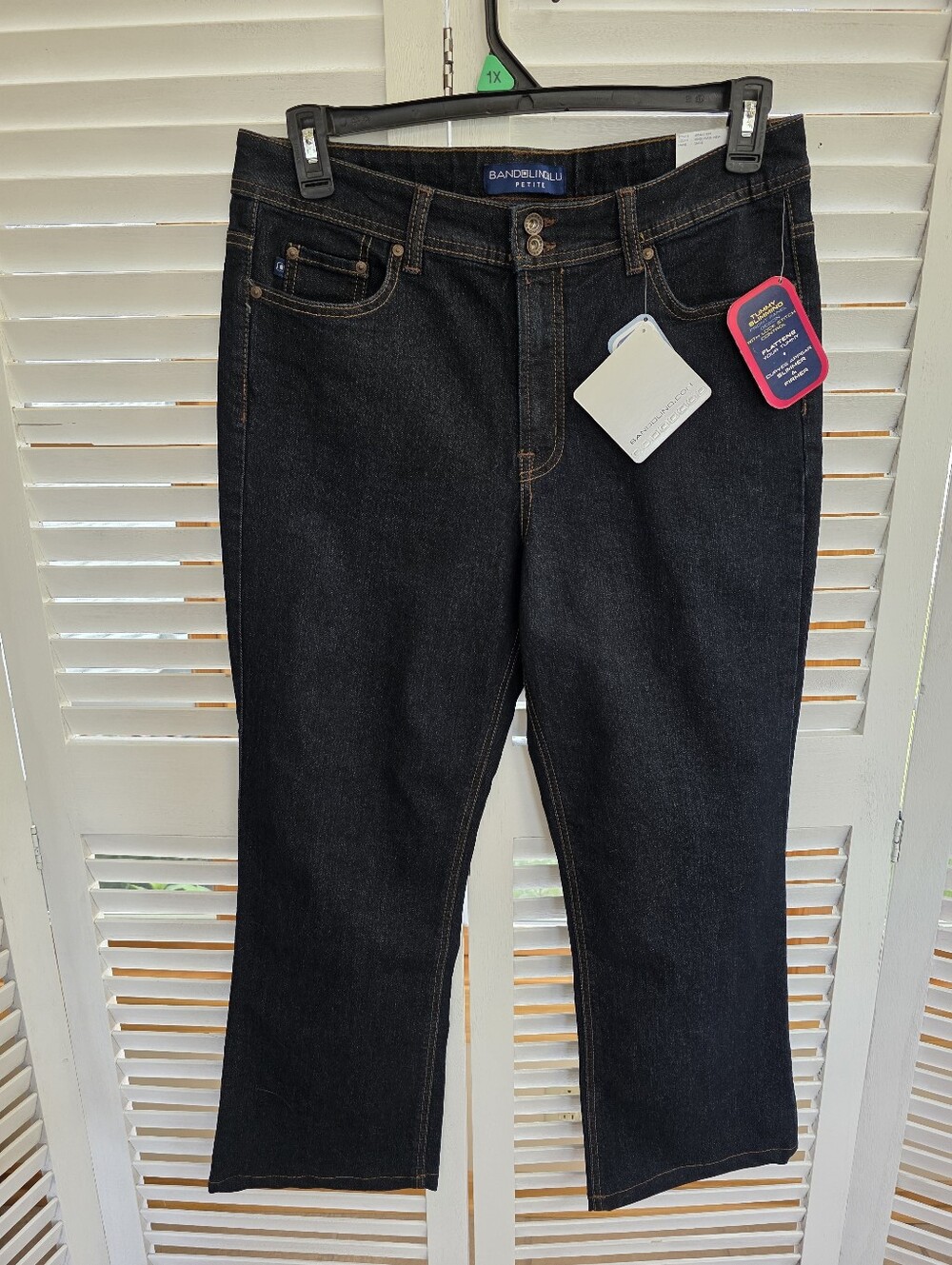 Bandolino Petite Dark Wash Tummy Slimming Jeans Size 14P